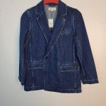 Vintage Deardorff Denim Blazer Jacket - Women's XS