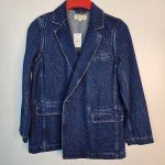 Vintage Deardorff Denim Blazer Jacket - Women's XS