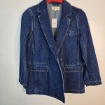 Vintage Deardorff Denim Blazer Jacket - Women's XS