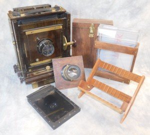 Ansco 5x7 Wet Plate Collodion Camera Set
