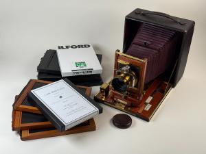 Century 5x7 Mahogany Camera & Seroco Lens Bundle