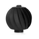 Biolan 75mm Black Wind Turbine Vent for Roof