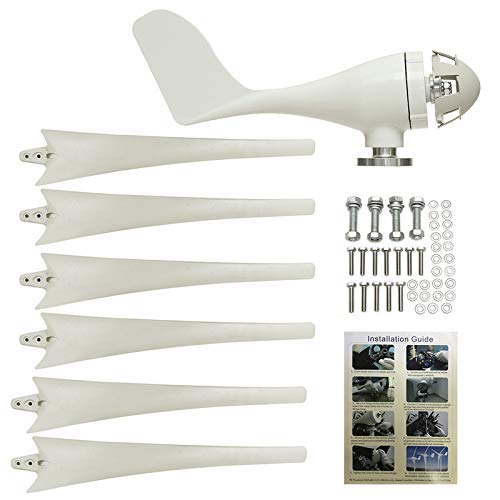 AIBOAT 800W 6 Blade Horizontal Wind Turbine (24V)