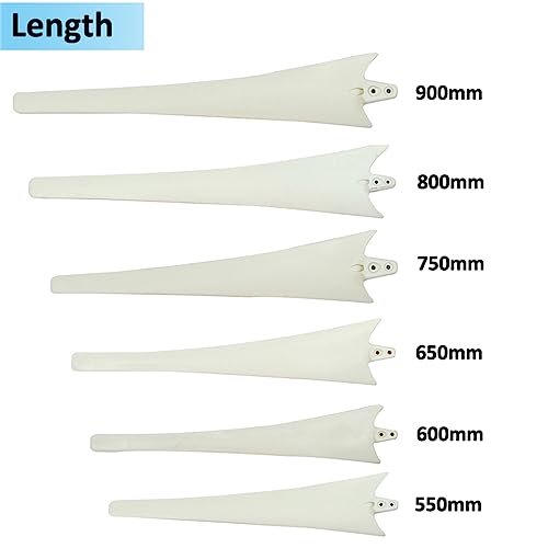 AISINILALAO 5Pcs 900mm Horizontal Wind Turbine Blades