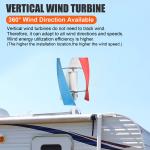 3000W Wind Turbine Generator with Hybrid Controller