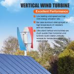 3000W Wind Turbine Generator with Hybrid Controller
