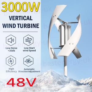 3000W Wind Turbine Generator with Hybrid Controller