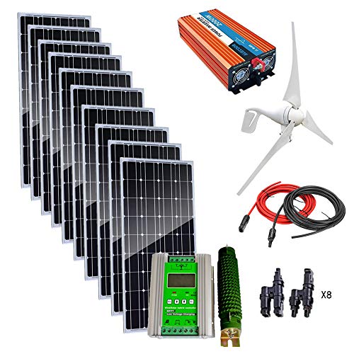 1.4Kw Wind Solar Power Kit for Home Boat RV