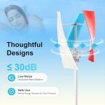400W Vertical Axis Wind Turbine for Home Use