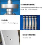 Quiet Vertical Wind Turbine 8000W for Home Use