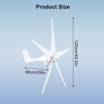 1200W Wind Turbine Generator Kit with Controller