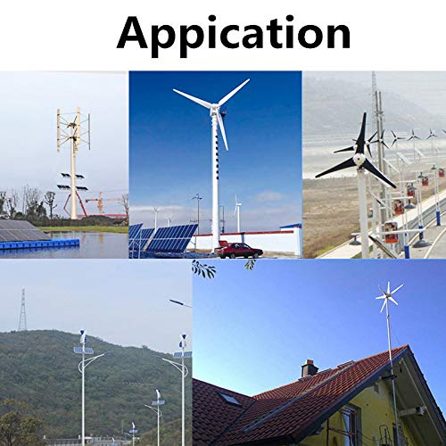 AIBOAT 800W 6 Blade Horizontal Wind Turbine (24V)