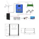 16000W Wind Solar Hybrid Charge Controller