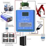 16000W Wind Solar Hybrid Charge Controller