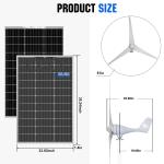ECO-WORTHY 1000W Wind Turbine & Solar Panel Kit