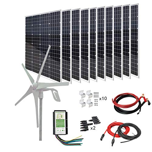 1600W Solar Wind Power System: Home & Industrial Supplements