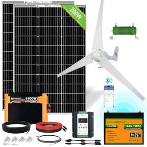 ECO-WORTHY 600W Wind and Solar Power System