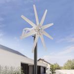 600W Portable Vertical Wind Turbine Generator Kit