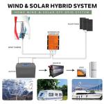 14000W Portable Vertical Wind Turbine Generator Kit