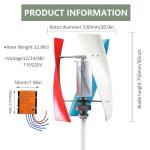 14000W Portable Vertical Wind Turbine Generator Kit