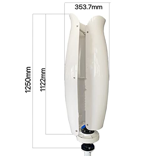 QAZNHODDS Flower Shape 6000W 3-Phase Vertical Wind Turbine