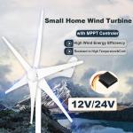 3KW Wind Turbine - 5-Blade Generator for Home