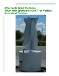1kW Portable Home Wind Turbine System