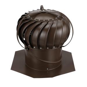 12-Inch Brown Aluminum Wind Turbine for Home