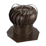 12-Inch Brown Aluminum Wind Turbine for Home