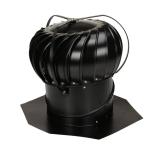 12" Black Aluminum Wind Turbine with Bracing
