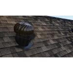 12" Black Aluminum Wind Turbine with Bracing