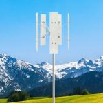 100W Vertical Wind Turbine Generator with 5 Blades