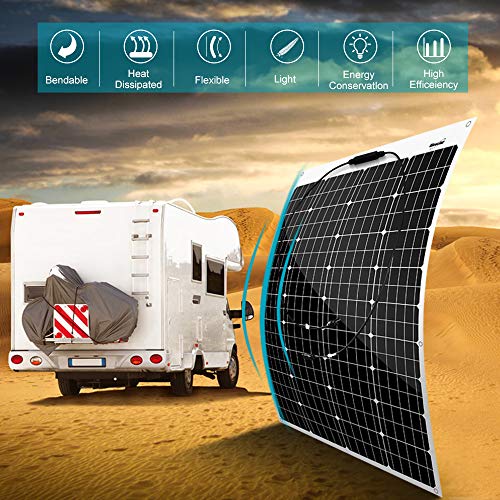 600W Flexible Solar Panel + 400W Wind Turbine Kit