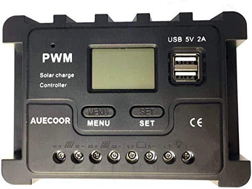 500W Solar Wind Power Kit: 120W Solar Panel + 400W Wind Turbine - RV, Boat, Cabin