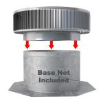 14" Aluminum No Moving Parts Home Wind Turbine