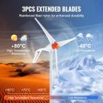 VEVOR 500W Home Wind Turbine Kit