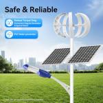 600W 5-Blade Vertical Axis Wind Turbine Kit, 24V