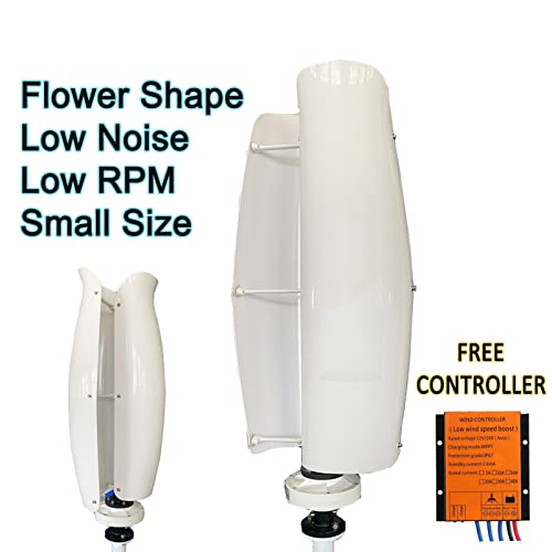 QAZNHODDS Flower Shape 6000W 3-Phase Vertical Wind Turbine