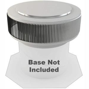 12" Wind Turbine - Durable Aluminum, No Moving Parts