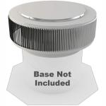 12" Wind Turbine - Durable Aluminum, No Moving Parts