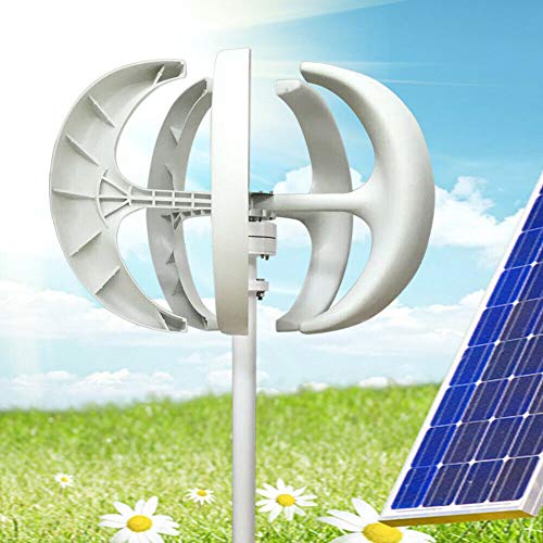 600W 5-Blade Vertical Axis Wind Turbine Kit, 24V