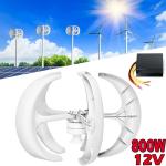 800W Vertical Wind Turbine with 5 Blades