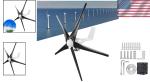 48V Wind Turbine - Efficient 5 Blade Energy Solution
