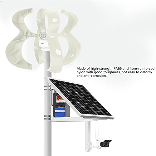 600W White Vertical Axis Wind Turbine Kit for Home