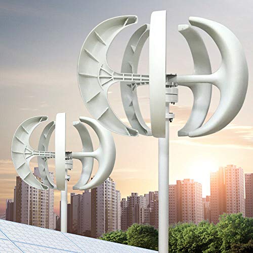 600W 5-Blade Vertical Axis Wind Turbine Kit, 24V
