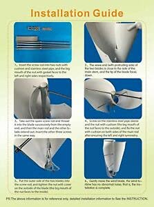 12V 400W Portable Vertical Wind Turbine Generator Kit