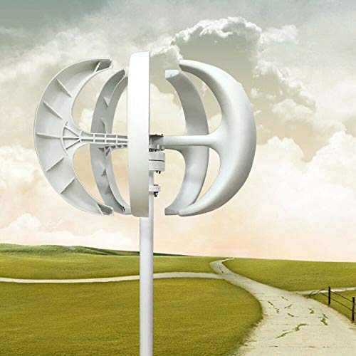 600W 5-Blade Vertical Axis Wind Turbine Kit, 24V