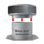 12-Inch Aluminum Wind Turbine with No Moving Parts