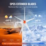 500W 12V Wind Turbine Generator with MPPT Controller