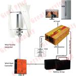 3000W Vertical Wind Turbine Kit for Home